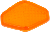 DRAG SPECIALTIES Diamond Light Lens - Amber 12-6034AL-BC101 - Cycle City Outdoors