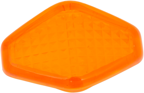 DRAG SPECIALTIES Diamond Light Lens - Amber 12-6034AL-BC101 - Cycle City Outdoors