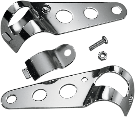 DRAG SPECIALTIES 5-1/2" Side-Mount Headlight Mount Bracket 62101 - Cycle City Outdoors