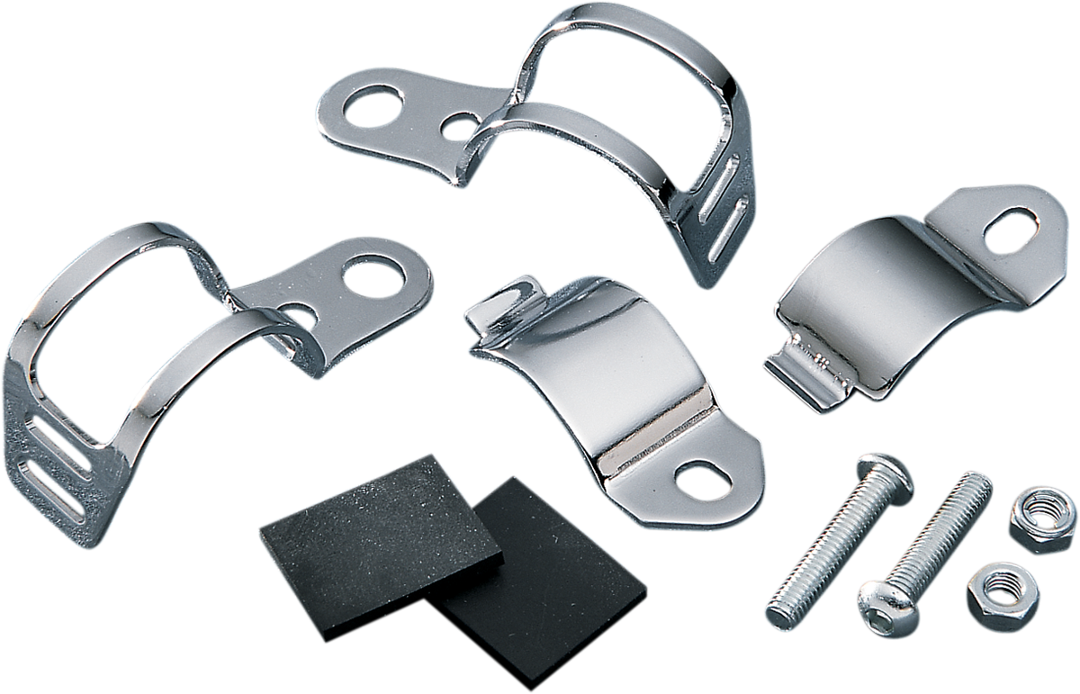DRAG SPECIALTIES Fork-Mount Marker Lite Brackets 11368-HC3 - Cycle City Outdoors
