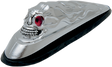 DRAG SPECIALTIES Skull Head -Illuminated Eyes - Chrome 91-6623R - Cycle City Outdoors