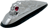 DRAG SPECIALTIES Skull Head -Illuminated Eyes - Chrome 91-6623R - Cycle City Outdoors