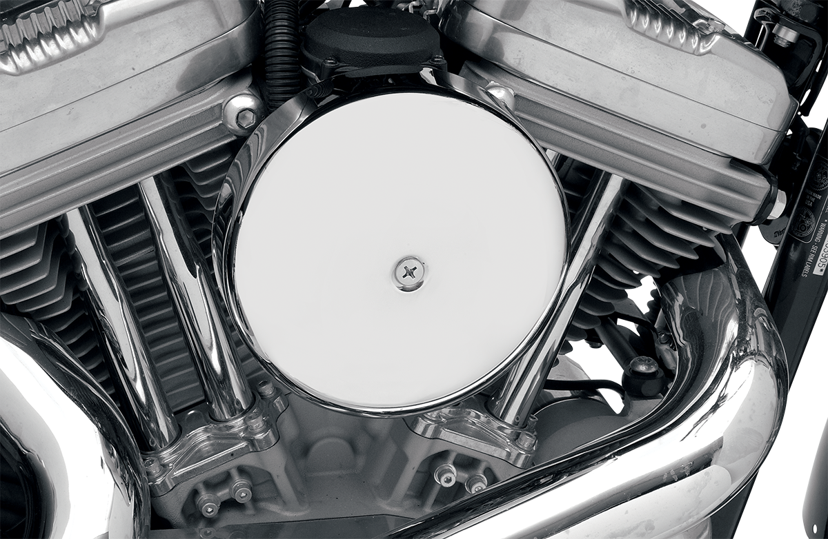 DRAG SPECIALTIES 7" Round Air Cleaner - Chrome DS288903-BC736 - Cycle City Outdoors