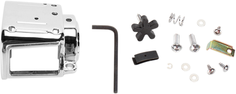 DRAG SPECIALTIES Switch Housing - Left - Lower - Chrome 07-0545B-BC114 - Cycle City Outdoors