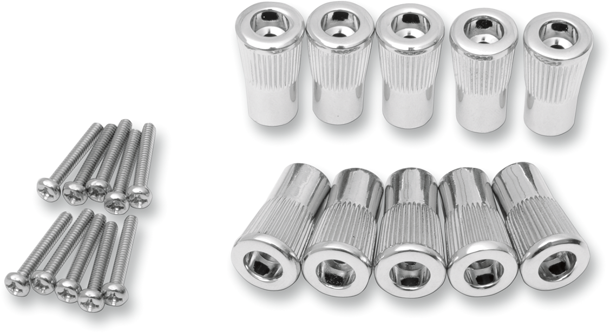 DRAG SPECIALTIES Speedometer Reset Knobs - 10 Pack 80008A - Cycle City Outdoors