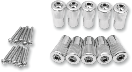 DRAG SPECIALTIES Speedometer Reset Knobs - 10 Pack 80008A - Cycle City Outdoors