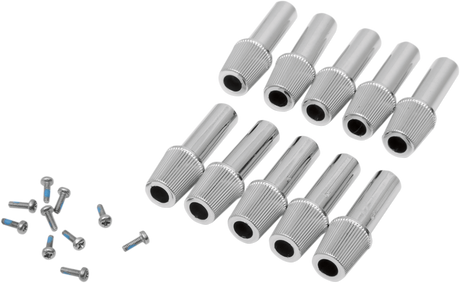 DRAG SPECIALTIES Trip Reset Knobs - 10 Pack 21-0853B-PB - Cycle City Outdoors