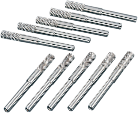 DRAG SPECIALTIES Knurled Speedometer Reset Knobs - 10 Pack 70847K - Cycle City Outdoors