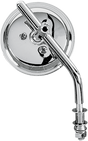 DRAG SPECIALTIES 3" Round Mirror - Adjustable Stem KA-26-BC428 - Cycle City Outdoors