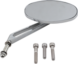 DRAG SPECIALTIES Mirror - Stealth I - Side View - Oval - Chrome 302150-BC3N-BX2 - Cycle City Outdoors