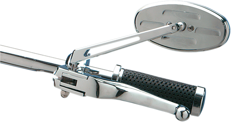 DRAG SPECIALTIES Mirror - Stealth II - Side View - Oval - Chrome 302152-BC3N-BX2 - Cycle City Outdoors