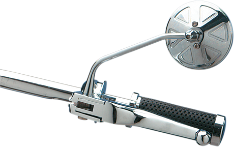 DRAG SPECIALTIES Stealth III Mirror - Round 302154-BC4-LB16 - Cycle City Outdoors