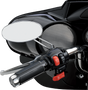DRAG SPECIALTIES Mirror - Stealth I - Side View - Oval - Chrome 302166-BC3N-BX2 - Cycle City Outdoors