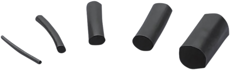 DRAG SPECIALTIES Shrink Tube .250" to .125" - 5FT - Black DRSTT261-5 - Cycle City Outdoors
