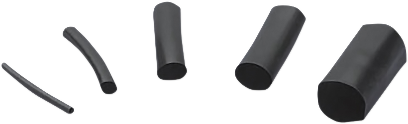 DRAG SPECIALTIES Shrink Tube .375" to .188" 5FT - Black DRSTT262-5 - Cycle City Outdoors