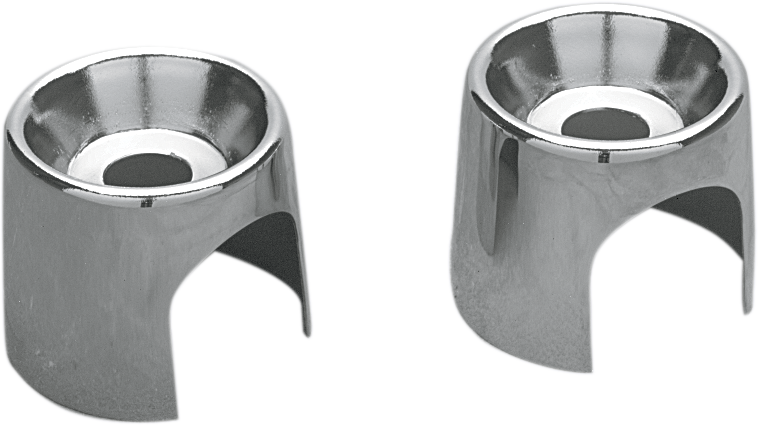DRAG SPECIALTIES Upper Shock Bolt/Stud Cover - Chrome - '70-'86 FX/FL 243026-BC2 - Cycle City Outdoors