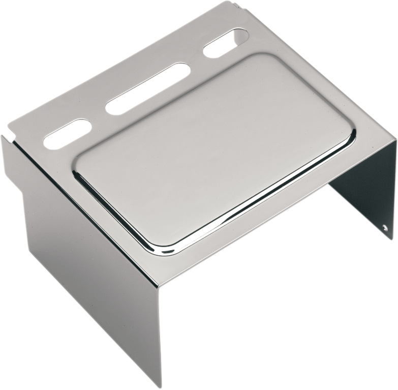 DRAG SPECIALTIES Battery Cover - Raised - Chrome 25-0028-BX44 - Cycle City Outdoors