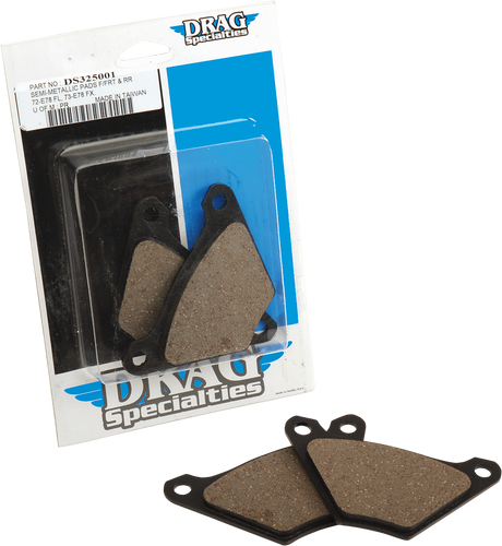 DRAG SPECIALTIES Semi Metallic Brake Pads 16-0902SCPBC251 - Cycle City Outdoors