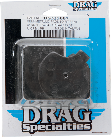 DRAG SPECIALTIES Organic Brake Pads - Harley-Davidson 160912SCP-BC114 - Cycle City Outdoors