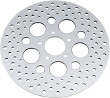 DRAG SPECIALTIES Drilled Brake Rotor - Front - 11.5" - Harley-Davidson 060185ASP-BC648 - Cycle City Outdoors