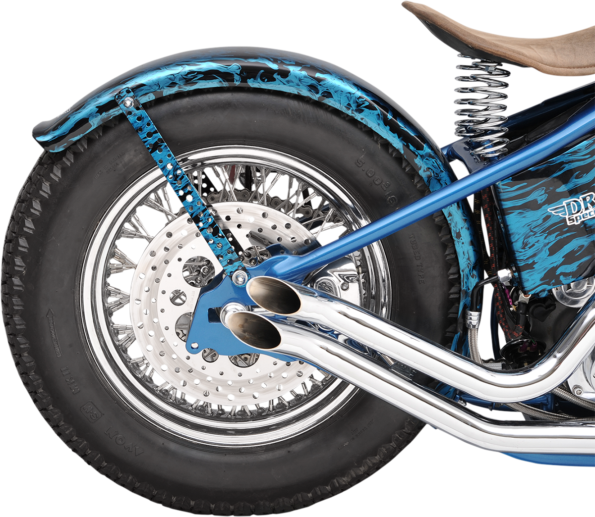 DRAG SPECIALTIES Drilled Brake Rotor - Rear - 11.5" - Harley-Davidson 060186ASP-BC648 - Cycle City Outdoors