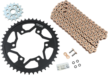 VORTEX CKG6132 Chain and Sprocket Kit - WSS - Gold - Yamaha YZF-R6 | Street