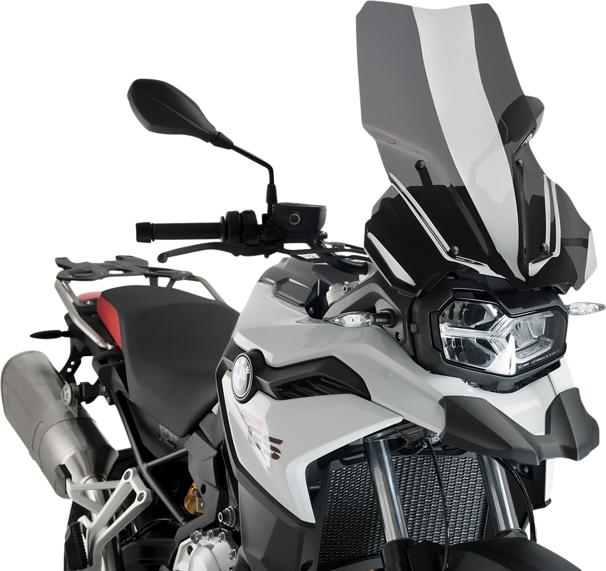 Puig Hi-Tech Parts 9770F Touring Windscreen - 21" - Dark Smoke - BMW | Street