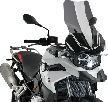 Puig Hi-Tech Parts 9770F Touring Windscreen - 21" - Dark Smoke - BMW | Street