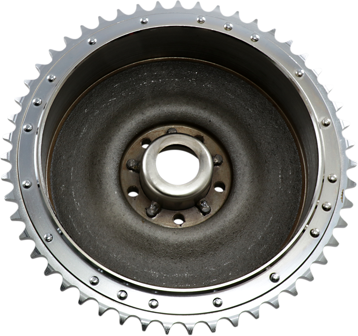 DRAG SPECIALTIES Brake Drum with Sprocket - 63-66 06-0129-BX-LB2 - Cycle City Outdoors
