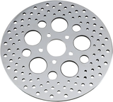 DRAG SPECIALTIES Drilled Brake Rotor - Rear - 11.5" - Harley-Davidson 060181ASP-BC648