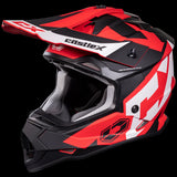 Castle - X Mode MX Flow - Matte Black/Red - Youth XL