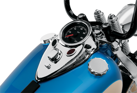 DRAG SPECIALTIES Cat Eye Dash Cover - Chrome 12-0034 - Cycle City Outdoors