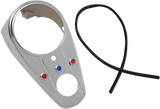 DRAG SPECIALTIES Three-Light Dash Cover - Chrome 70721 - Cycle City Outdoors