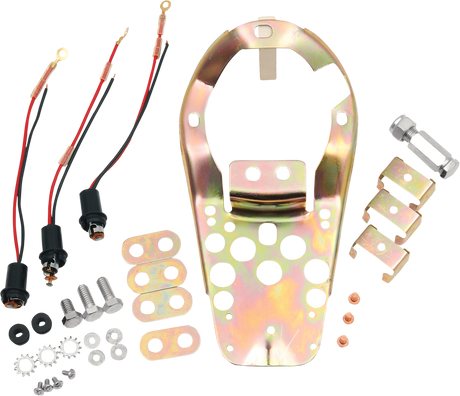 DRAG SPECIALTIES Three-Light Dash Base Plate 70356 - Cycle City Outdoors
