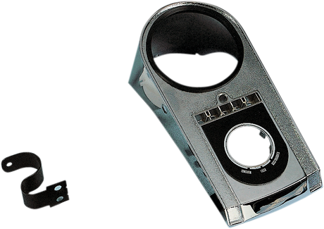 DRAG SPECIALTIES Electronic Speedometer Dash Kit - FXST/FLST 7125496CPT-BXLB - Cycle City Outdoors