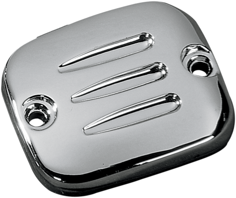 DRAG SPECIALTIES Master Cylinder Cover - Front - Grooved 373814-BC101 - Cycle City Outdoors