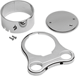 DRAG SPECIALTIES 1.25" T-Bar Single Gauge Mount - Chrome - For '00-'22 OEM Style Gauges 373864 - Cycle City Outdoors