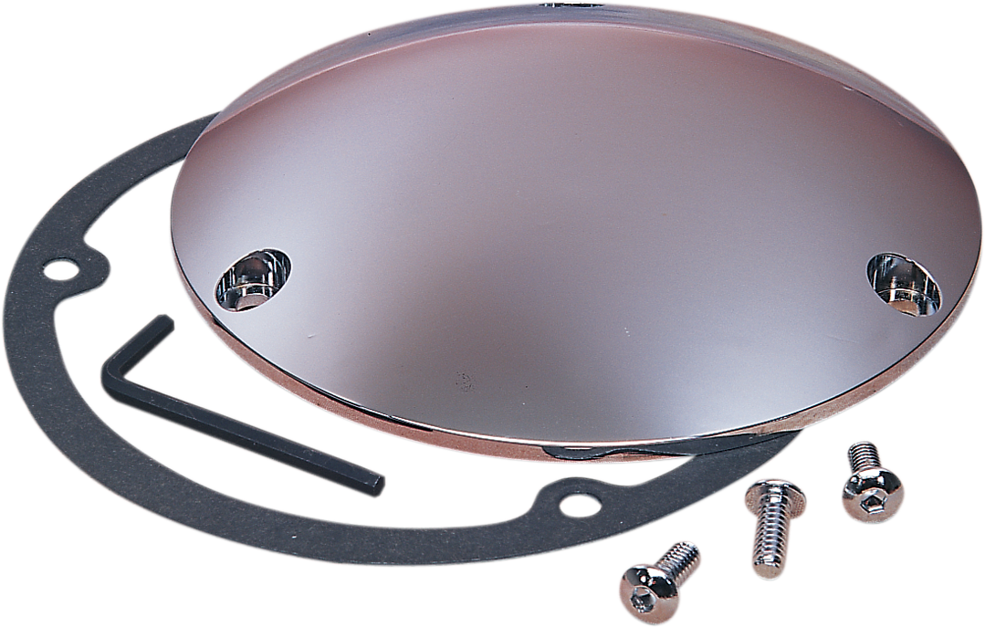 DRAG SPECIALTIES Derby Cover - Chrome 33-0017K-BC427 - Cycle City Outdoors