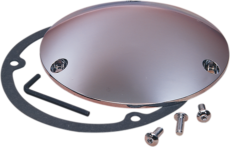 DRAG SPECIALTIES Derby Cover - Chrome 33-0017K-BC427 - Cycle City Outdoors
