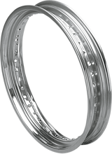 DRAG SPECIALTIES Rim - Drop Center - Rolled Edge - 40 Hole - Silver - 19x2.5 43018-73-PW-LB1 - Cycle City Outdoors