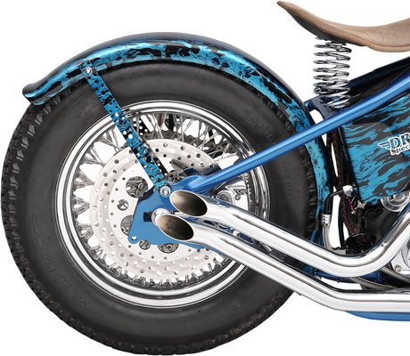 DRAG SPECIALTIES Smooth Rear Fender - without Taillight/Turn Signal Mount - Steel 72522R - Cycle City Outdoors
