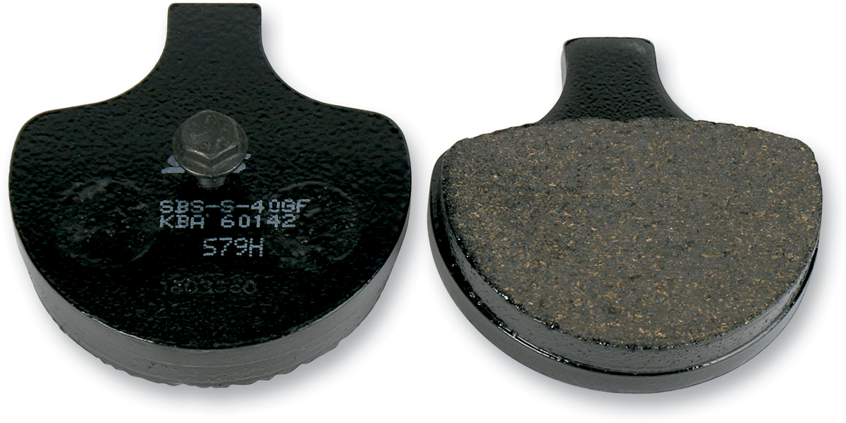 SBS Organic Base Front Brake Pads - 579H.HF (Harley-Davidson FXSTS Springer Softail / FLHTC Electra Glide Classic / FLSTC Heritage Softail Classic 1984–2011)