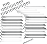 DRAG SPECIALTIES Spoke Set - Front/Rear - Chrome - 6-13/16" 16-0516-BC629 - Cycle City Outdoors