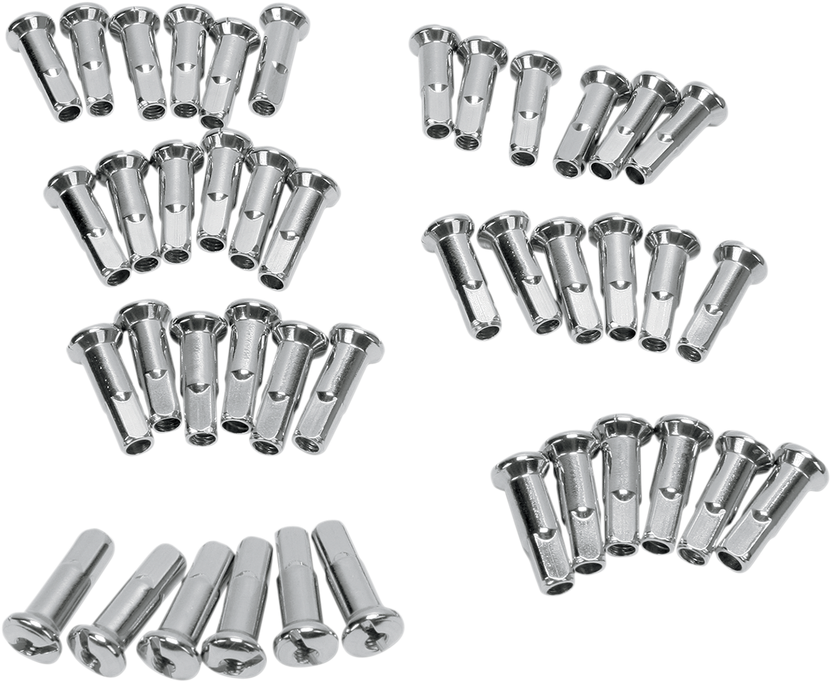 DRAG SPECIALTIES Spoke Nipples - Stainless Steel - X-Long 160500SSE42-HC3 - Cycle City Outdoors