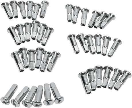 DRAG SPECIALTIES Spoke Nipples - Stainless Steel - X-Long 160500SSE42-HC3 - Cycle City Outdoors