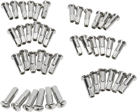 DRAG SPECIALTIES Spoke Nipples - Stainless Steel - Standard Length 16-0500SS42-HC3 - Cycle City Outdoors