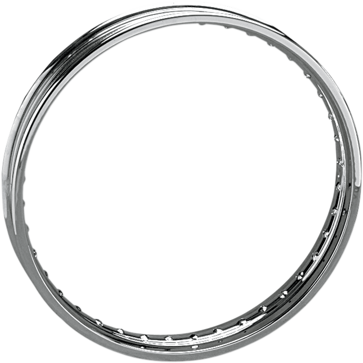 DRAG SPECIALTIES Rim - 40 Hole - Spun - Silver - 21x2.15 26514 - Cycle City Outdoors