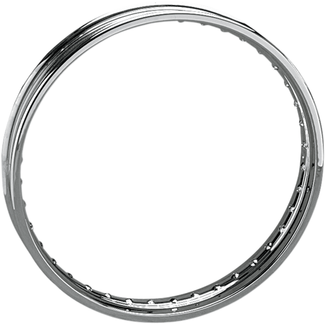 DRAG SPECIALTIES Rim - 40 Hole - Spun - Silver - 21x2.15 26514 - Cycle City Outdoors