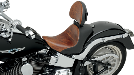 SADDLEMEN Lariat Backrest - Distressed Brown - FL '06-'17 11567B