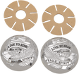 DRAG SPECIALTIES "Live to Ride" Gas Cap Covers - Chrome 03-0025A-BC230 - Cycle City Outdoors